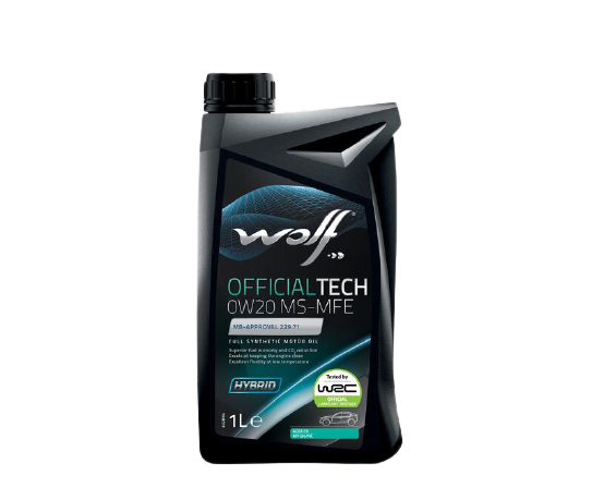 Моторное масло Wolf OfficialTech 0W20 MS-MFE, 1л